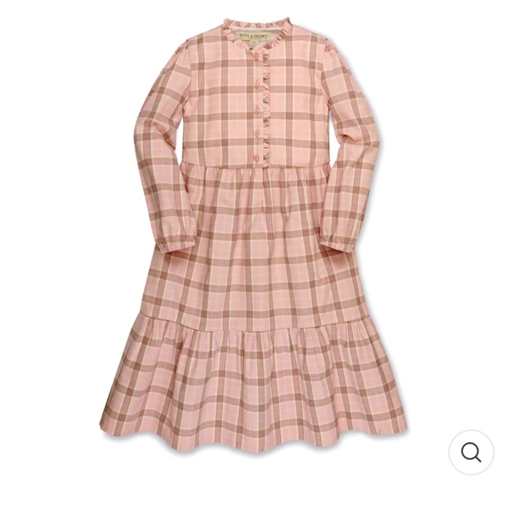 Hope and henry ruffle neck dress